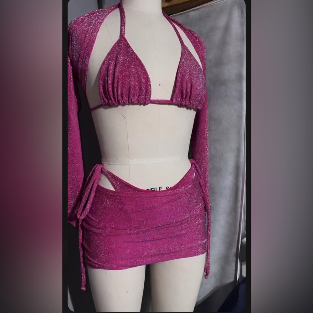 FESTIVAL CUSTOM 3 PIECE PINK SET